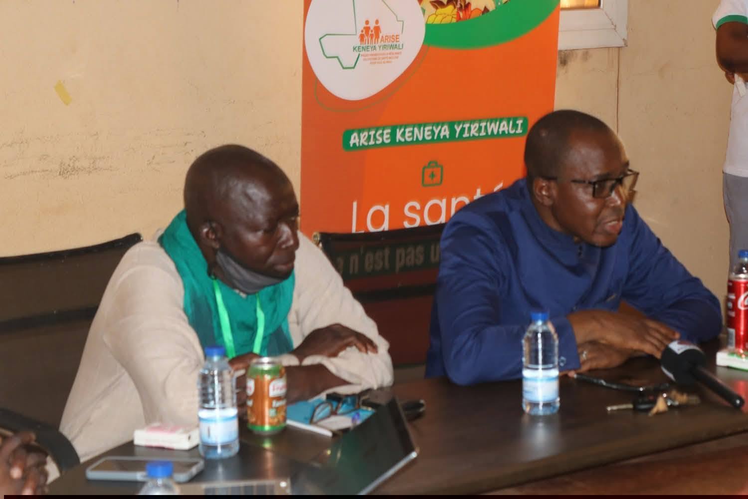 Séance d’échanges au CSCom de Yirimadio à l’occasion de la visite de terrain, 20 mai 2026.